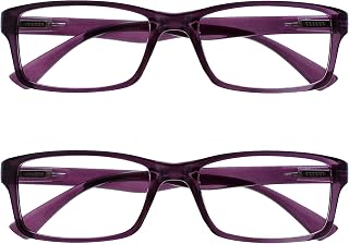 OPULIZE BIG Occhiali luce blu donna e uomo - Lenti Antiriflesso e Antibagliore - Confezione da 3