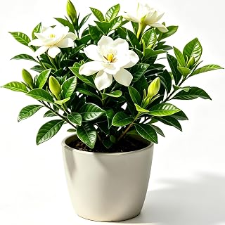 Dwarf Gardenia Plant Bare Root 1-2,Fragrant White Blooms,Indoor,Evergreen (2)
