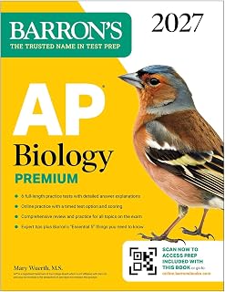 AP Biology Premium, 2027: Prep Book with 6 Practice Tests + Comprehensive Review + Online Practice (Barron's AP Prep)