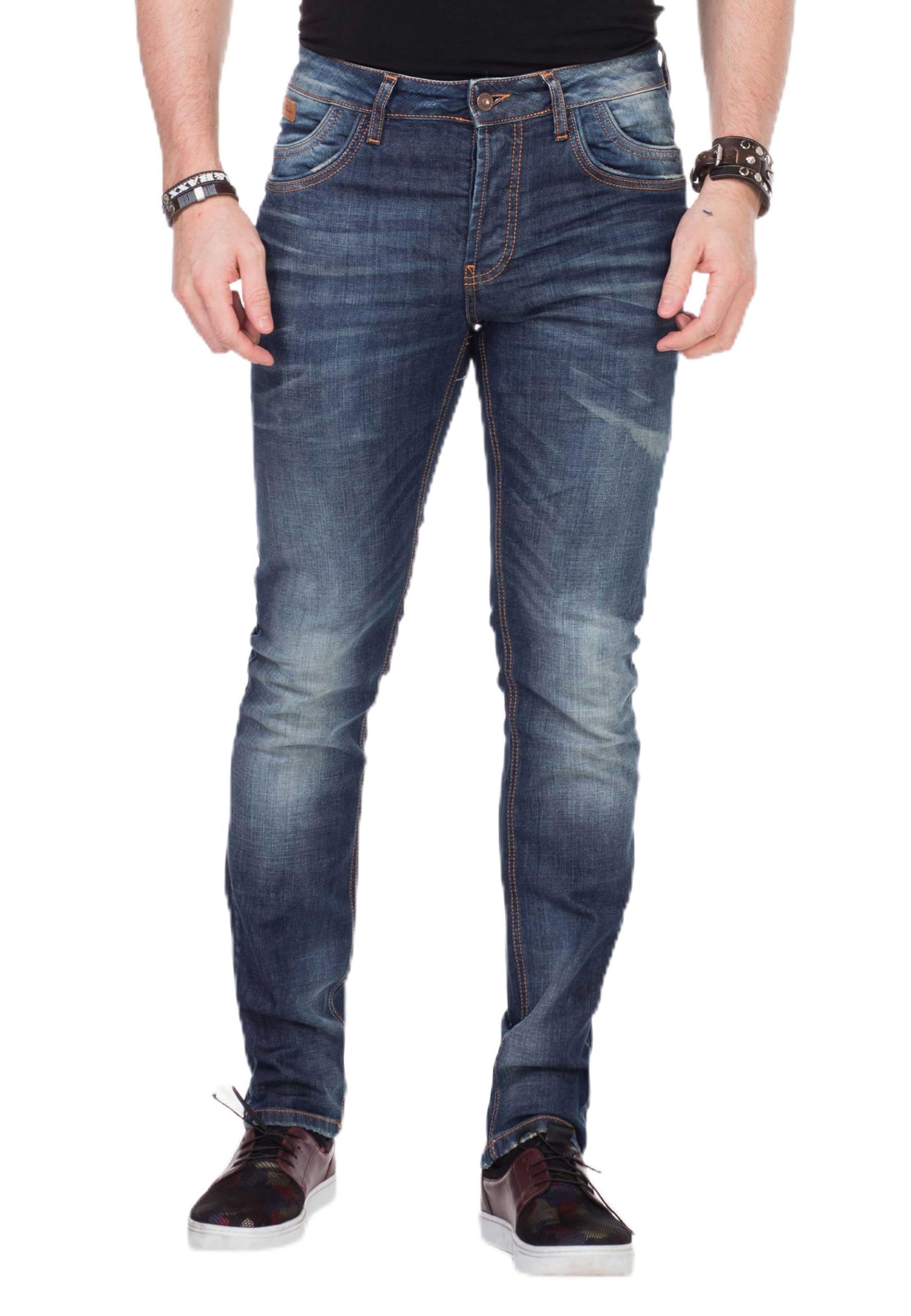 Cipo & Baxx Men's Jeans, Modern Denim, Distinctive Details, Versatile for Leisur
