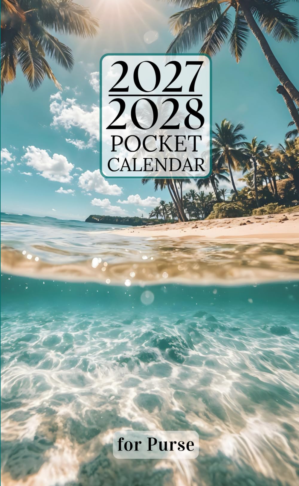 Pocket Calendar 2027-2028 for Purse: Small 2-Year Monthly Planner from January 2