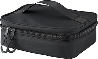 CB JAPAN Insulated Bag 3L Capacity [Color/Black] with Cutlery Storage Mesh Pocket, Holds 3 11.8 fl oz (350 ml) Cans/2 16.9 fl oz (500 ml) Plastic Bottles/Lunch Box, Maneuver