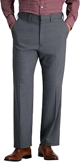 [Haggar] スーツジャケット Sharkskin Premium Classic-Fit Stretch Suit Separate Coat メンズ グレーまたはシルバー。 One Size
