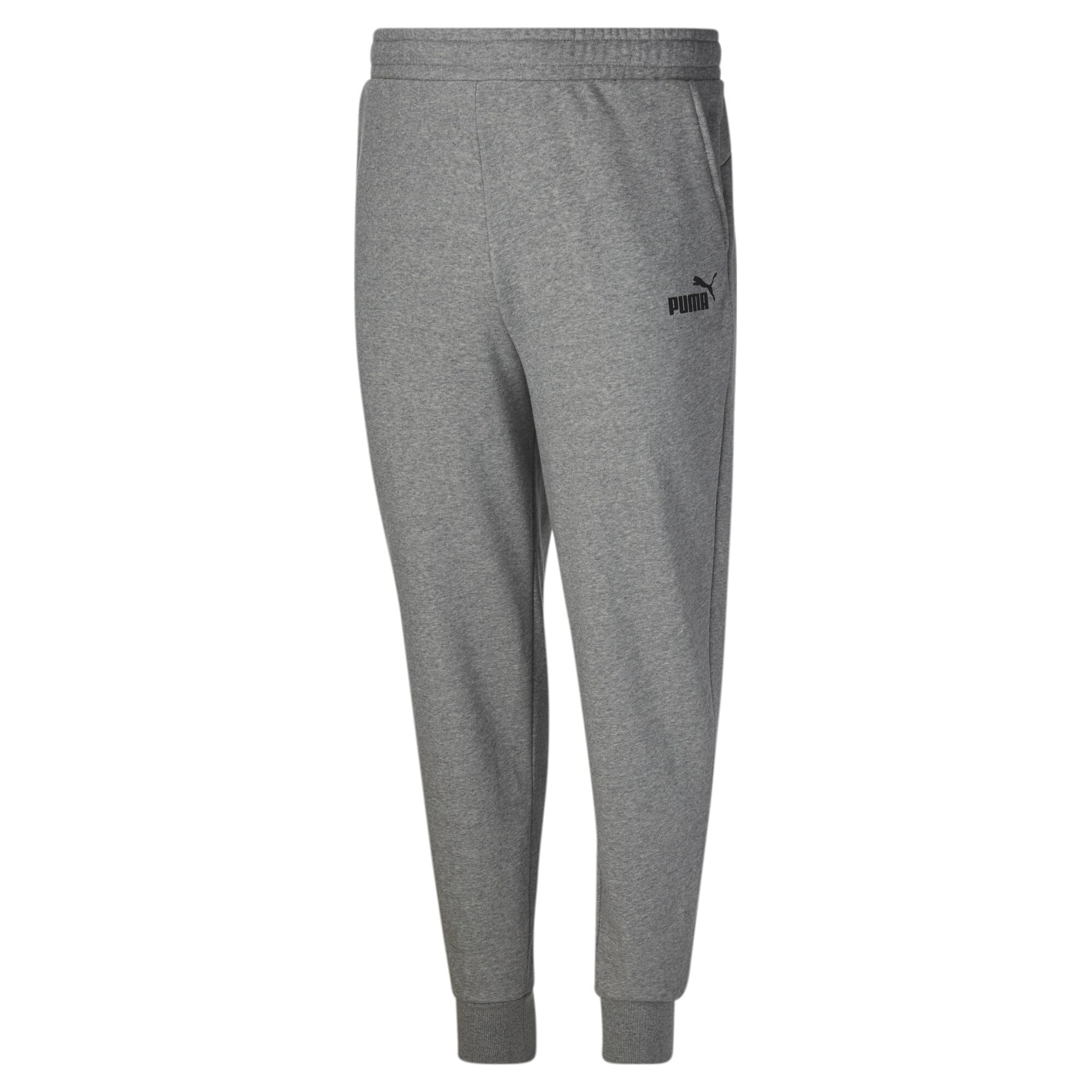 PUMA Men's Essentials Logo Cuffed Sweatpants (Available in Big & Tall)
