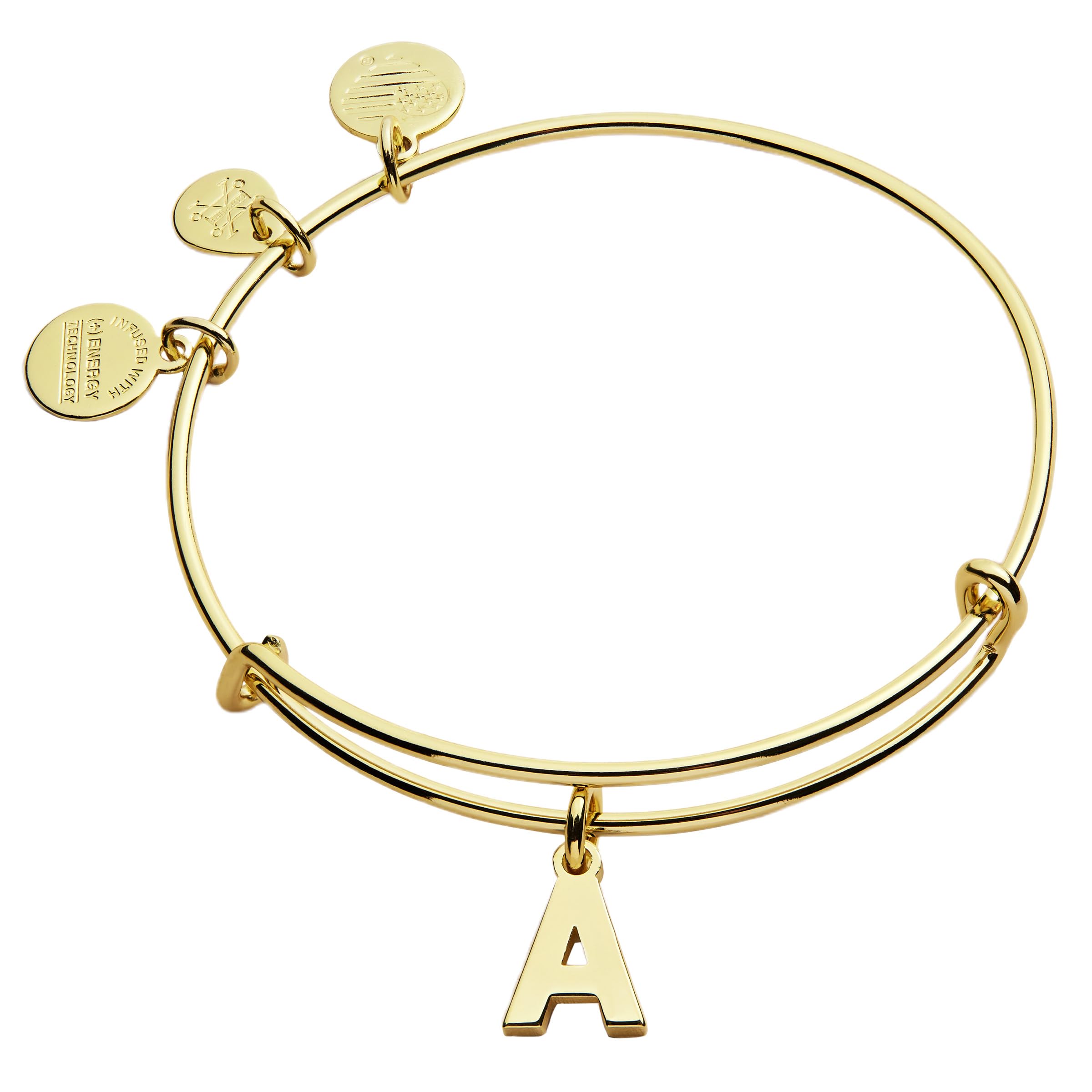 Alex and Ani Initial A III Pulsera