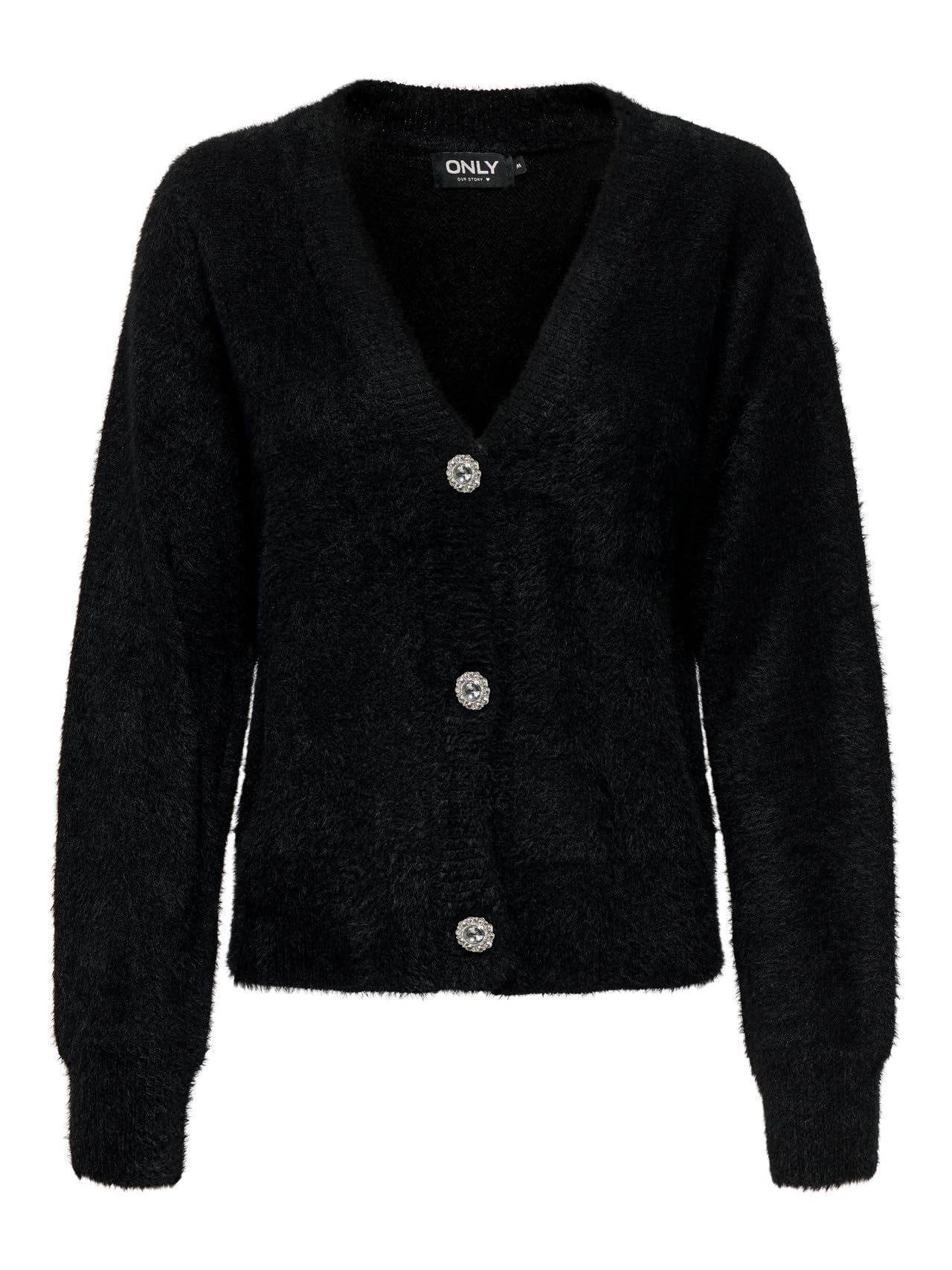 Only Onlella Piumo L/S CC Knt – Women's Suter Cricen Cardigan (Pack of 1)