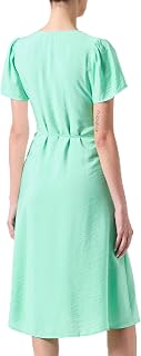 VERO MODA Vmjosie SS Calf Shirt Dress Wvn Ga Keid Donna