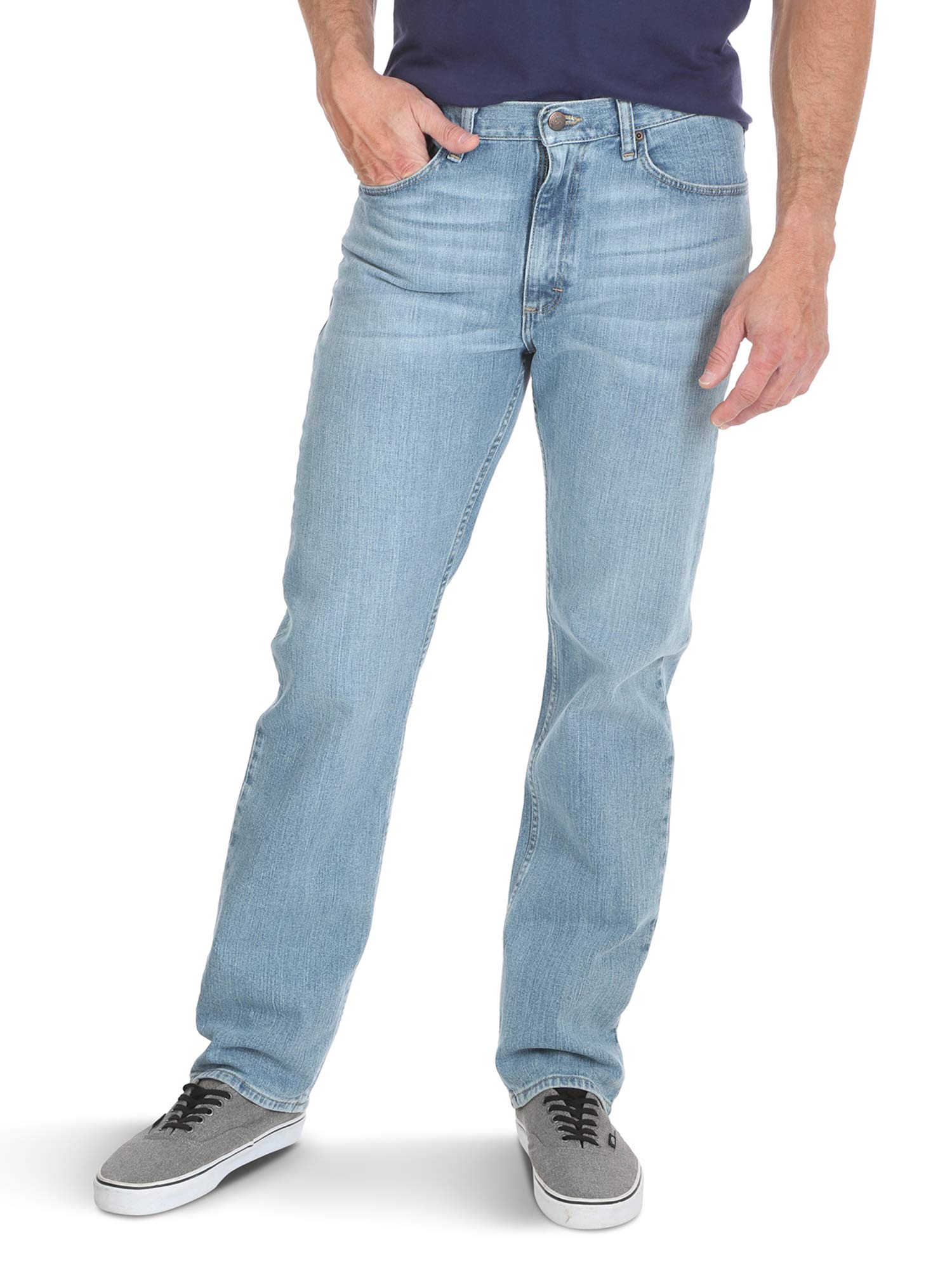 Wrangler Wrangler Authentics Jean Classique À 5 Poches pour Homme, Coupe Droite 