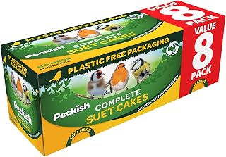 Peckish Complete Seed and Nut Suet Cakes 8 Pack Box