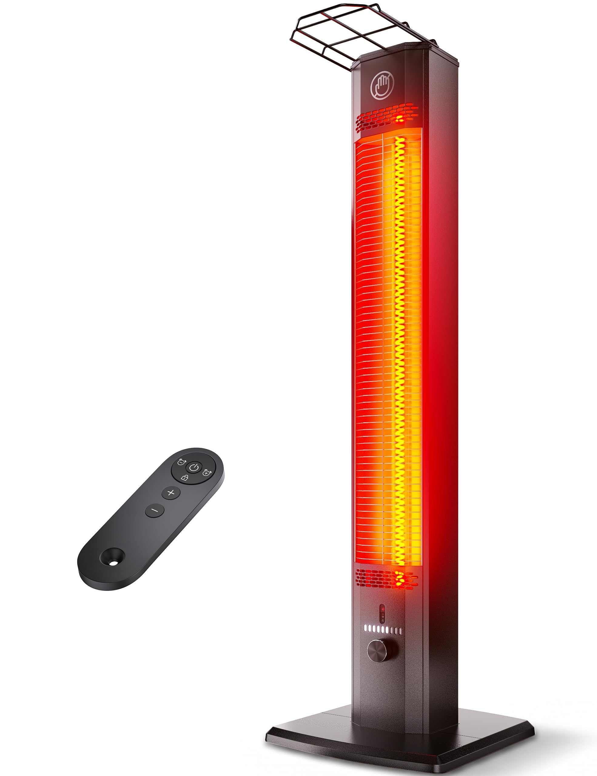Patio Heater for Outdoor Use, 42.91" Infrared Electric Outdoor Heater, 1500W Ins