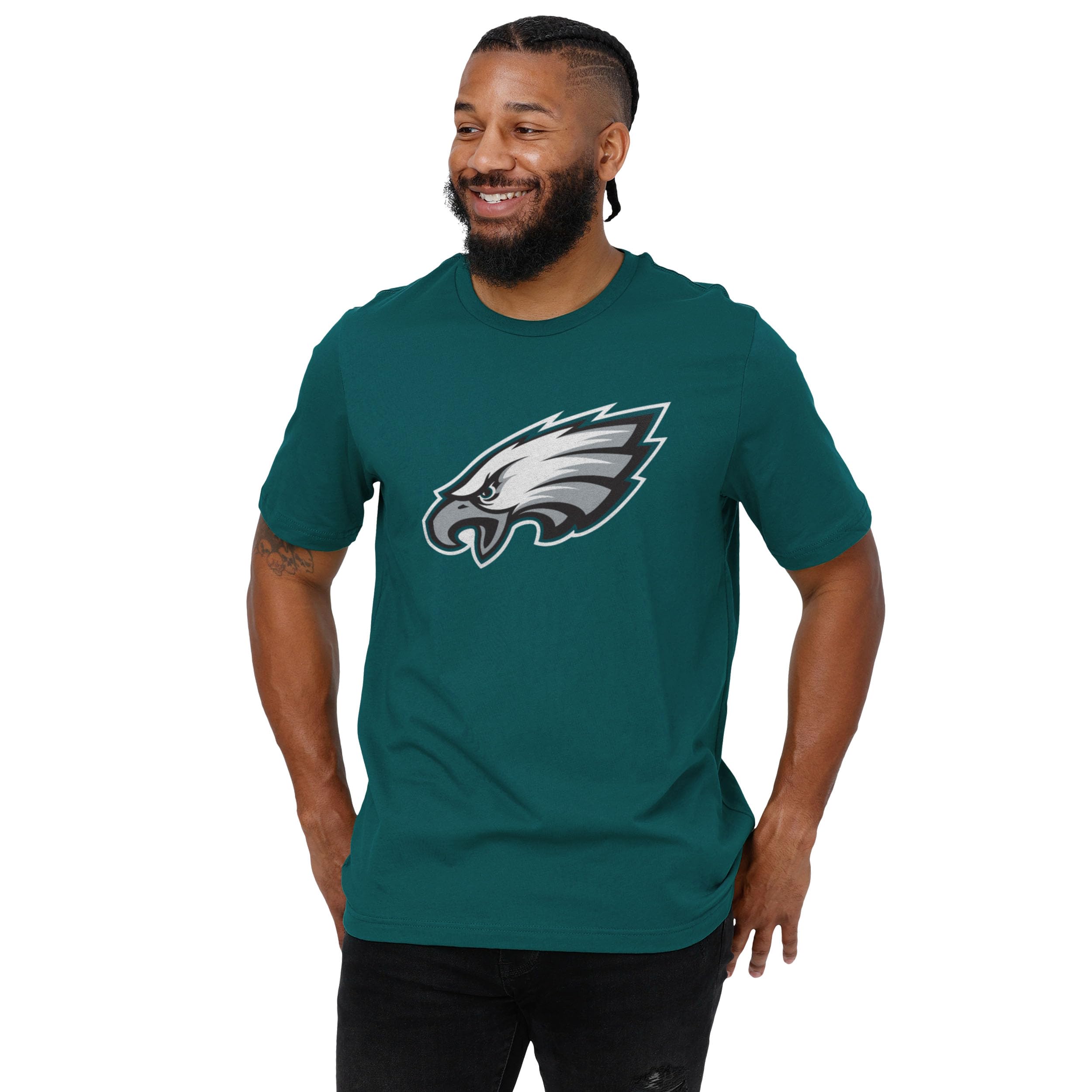 FOCO Mens NFL Team Primary Logo Short Sleeve T-Shirt