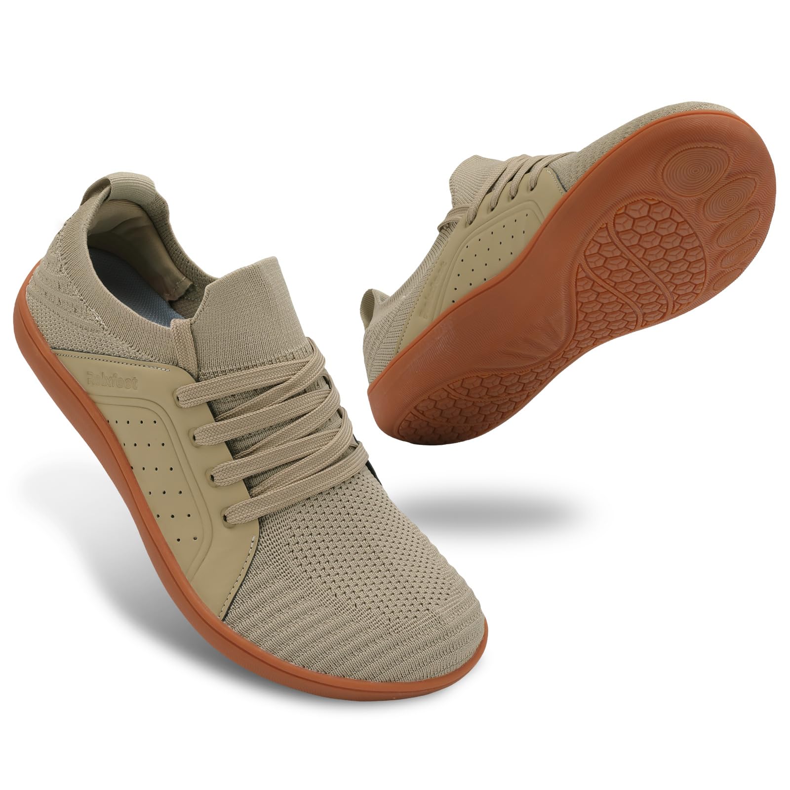 relxfeet Men's Barefoot Shoes Wide Toe Box Zero Drop