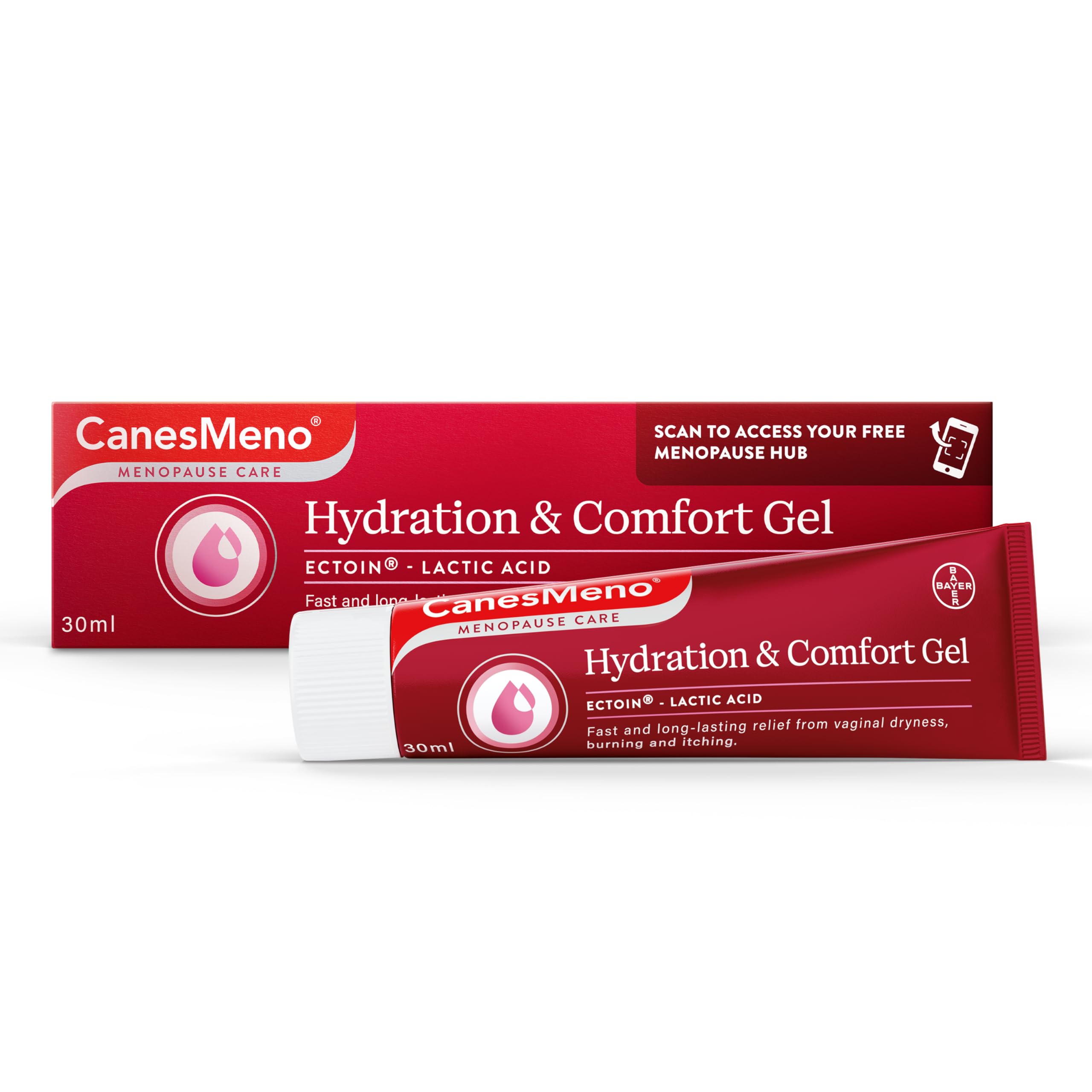 Menopause Vaginal Moisturiser with Ectoin & Lactic Acid, 30 ml
