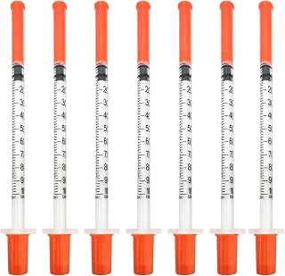 Hautllaif 20 pack 1ml Plastic Multiple Uses Measuring Tools, laboratory accessories, individually sealed packaging (20 PCS)