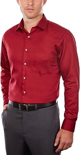 Van Heusen Mens Dress Shirt Regular Fit Stain Shield Stretch