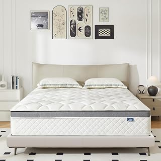 Happiland Full Size Mattress, 10 Inch Hybrid Memory Foam Mattress in a Box | Double Mattress, Individually Pocket Springs, Pressure Relief, Breathable Comfort