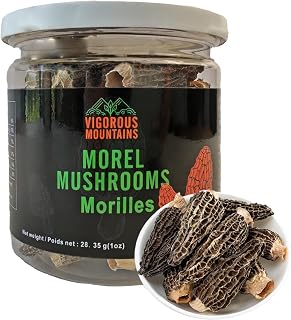 VIGOROUS MOUNTAINS Dried Morel Mushrooms 1 Ounce
