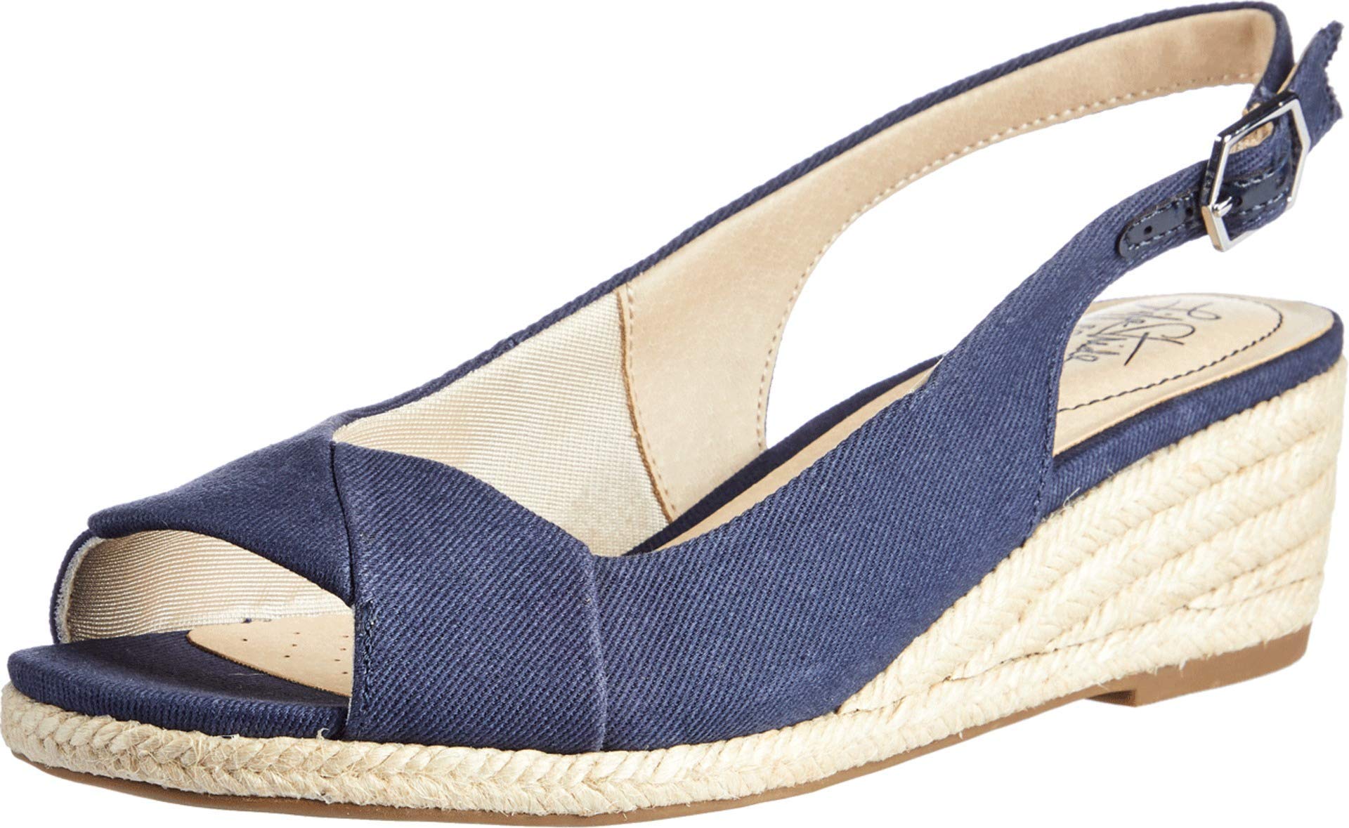 LifeStride Women's Socialite SandalEspadrille Wedge Sandal
