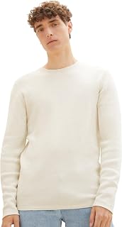 TOM TAILOR Denim Men Knitted Sweater with Structure