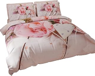 Petti, Artigiani Italiani - Duvets Covers, Bedding Sets, Double Size 200 x 200 Cm + 1 Pillow Case, 100% Made in Italy