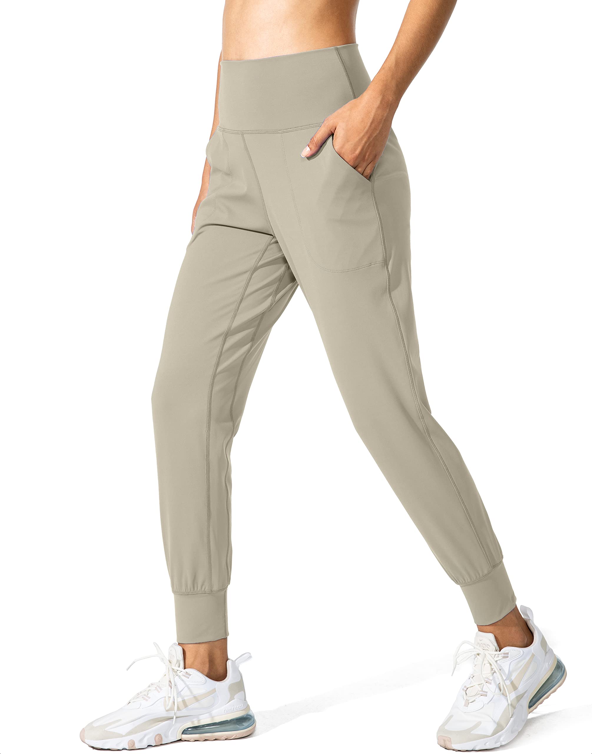 G Gradual Women's Joggers High Waisted Yoga Pants with Pockets Loose Leggings fo