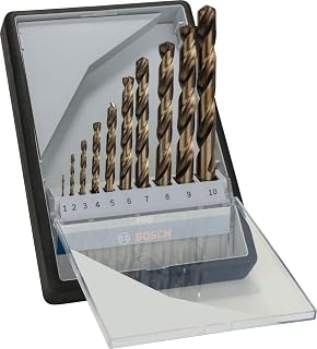Bosch 10x PRO Stainless Steel HSS-Co Twist Drill Bit Set