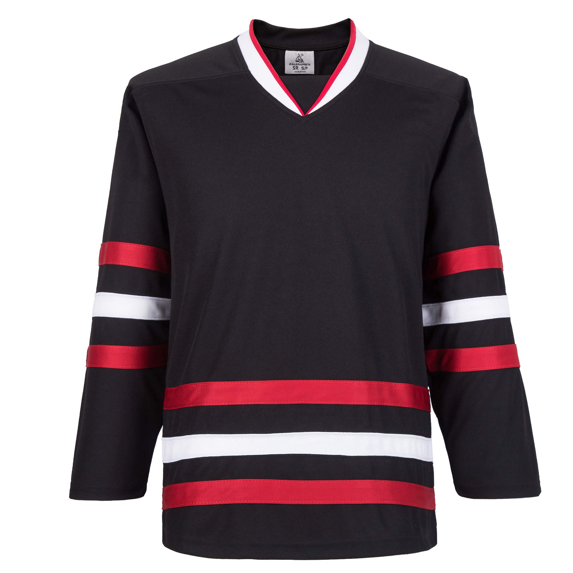 EALER H900-W Series Blank Ice Hockey Sports Practice Jersey for Men and Boy- Adu