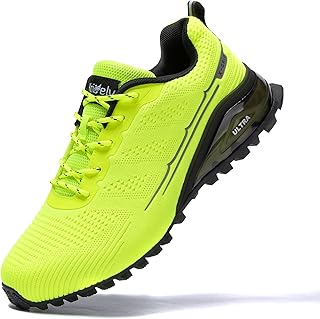 Kricely Men's Trail Running Shoes Walking Sneakers for Hiking Tennis Cross Training Mens Outdoor Fashion Snearker Casual Workout Footwear