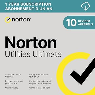 Norton Utilities Ultimate for 10 Devices, Keep your devices running like new - For Windows PC, Mac, Android and iOS [Download]