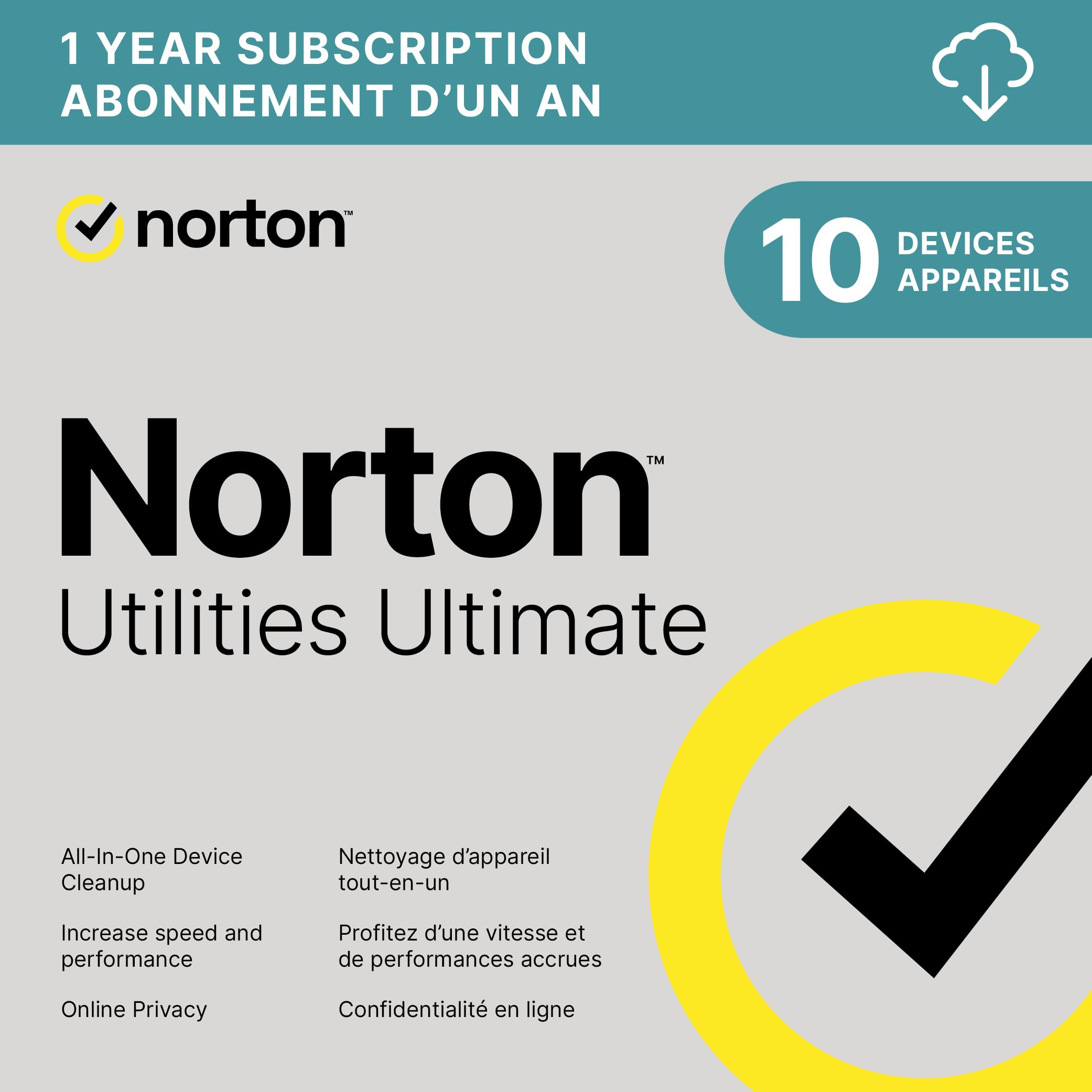 Norton Utilities Ultimate for 10 Devices, Keep your devices running like new - F