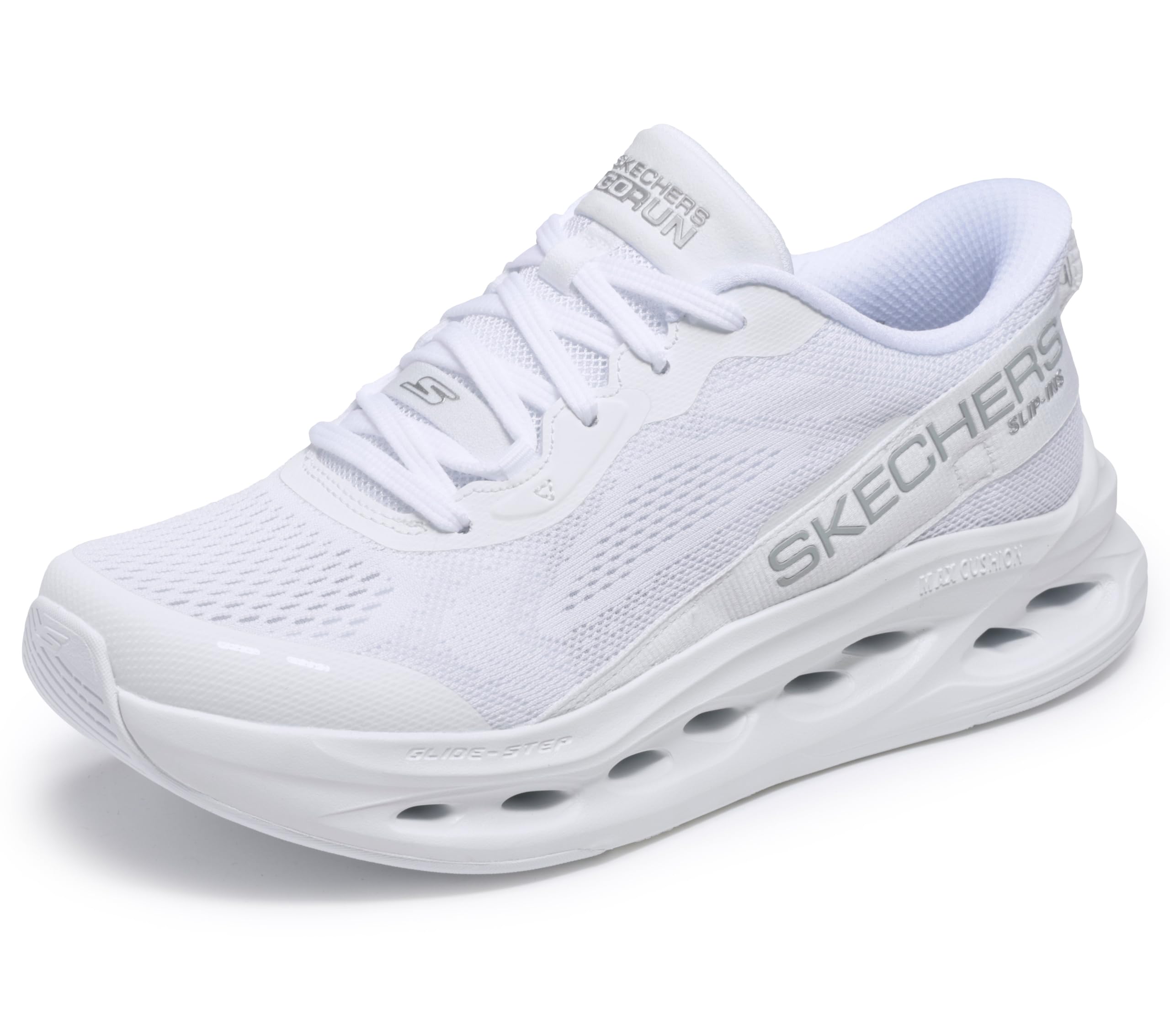 Skechers Women's MAX Cushioning Glide-Step Caledonia Slip-In Trainer