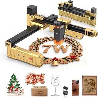 Artilume Laser Engraver 7000mW Laser Engraving Machine | 200x150mm Work Area Compact Desktop Design, Foldable Detailed Results for DIY Crafts and Small Projects for DIY,Wood,Acrylic