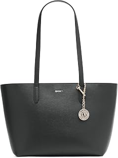 DKNY Bryant Md Tote, Black/Gold, One Size