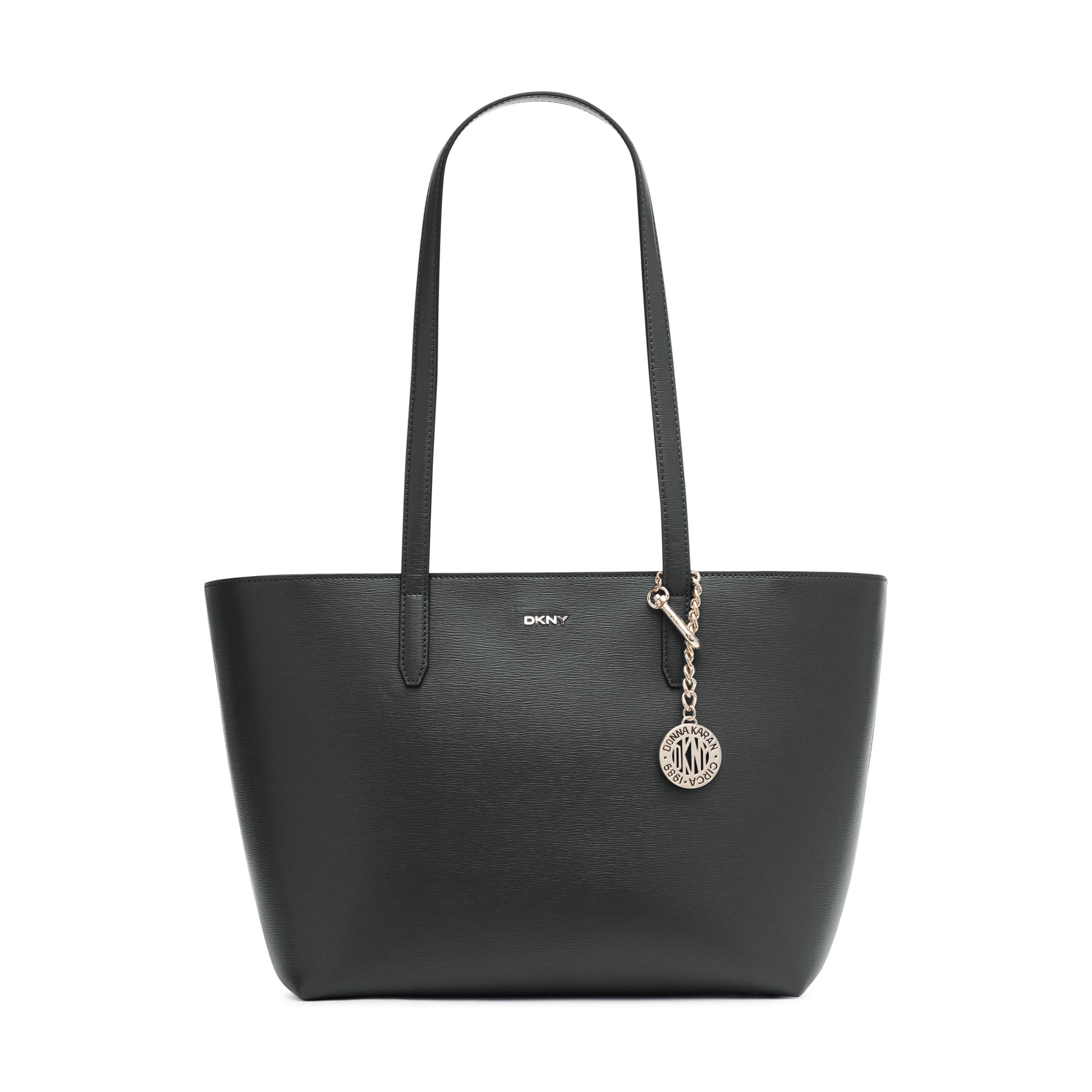 DKNY Bryant Md Tote, Black/Gold, One Size