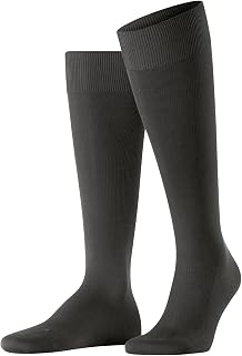 FALKE Lufthansa Travel & Comfort Men's Energizing Cotton Long Socks Strong Compression Better Blood Circulation Travel Long Periods Sitting Breathable Cotton 1 Pair