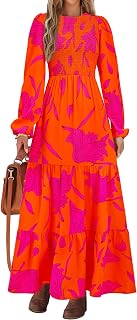 PRETTYGARDEN Floral Wedding Guest Dresses for Women Casual Dress for Women