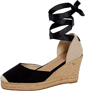 Womens Espadrille Wedge Sandals Strappy Hessian Wedges Ankle Wrap Tie Leg Straps