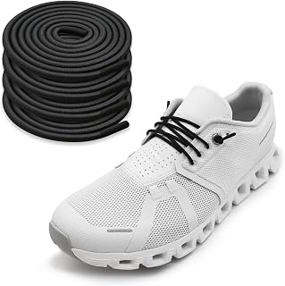 2 Pairs of Slim Stretch Shoelaces for On Cloud 5&6 Running Shoes, 2.5 mm Round Laces Extendable without Tie