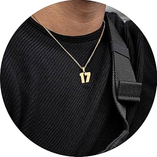 Mens Womens Silver Gold Pendant Cuban Link Chain Necklace Adjustable Length