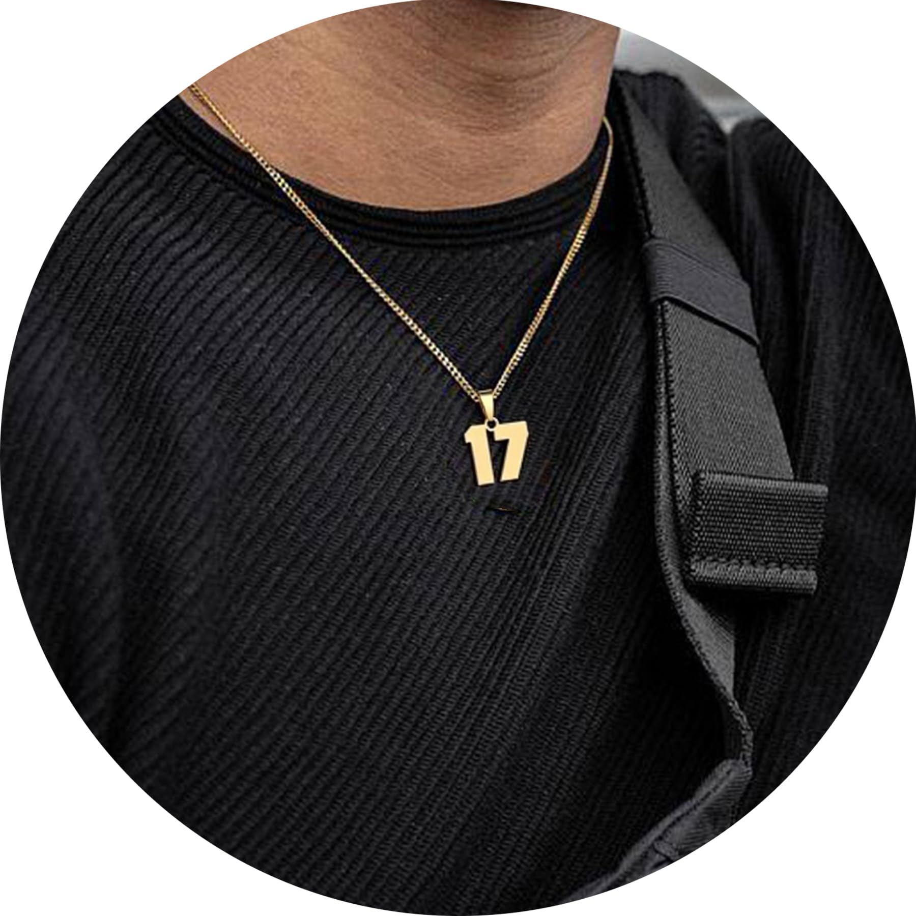 Mens Womens Silver Gold Pendant Cuban Link Chain Necklace Adjustable Length