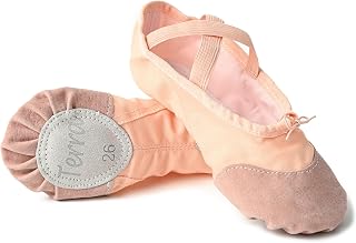 Ballet Specialty Store Minion Ballet Shoes Full Leather TERRA Durable Leather Toe Part Cross Elastic Already Sewn Split Sole