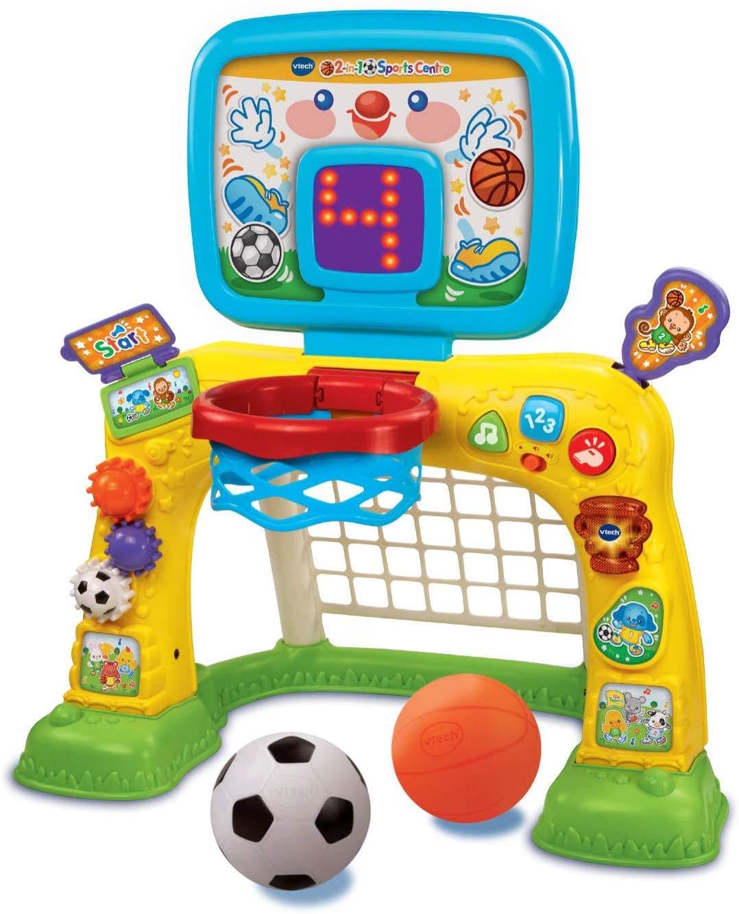VTech Baby 3-in-1 Sports Centre, English | Basketball, football and target play 