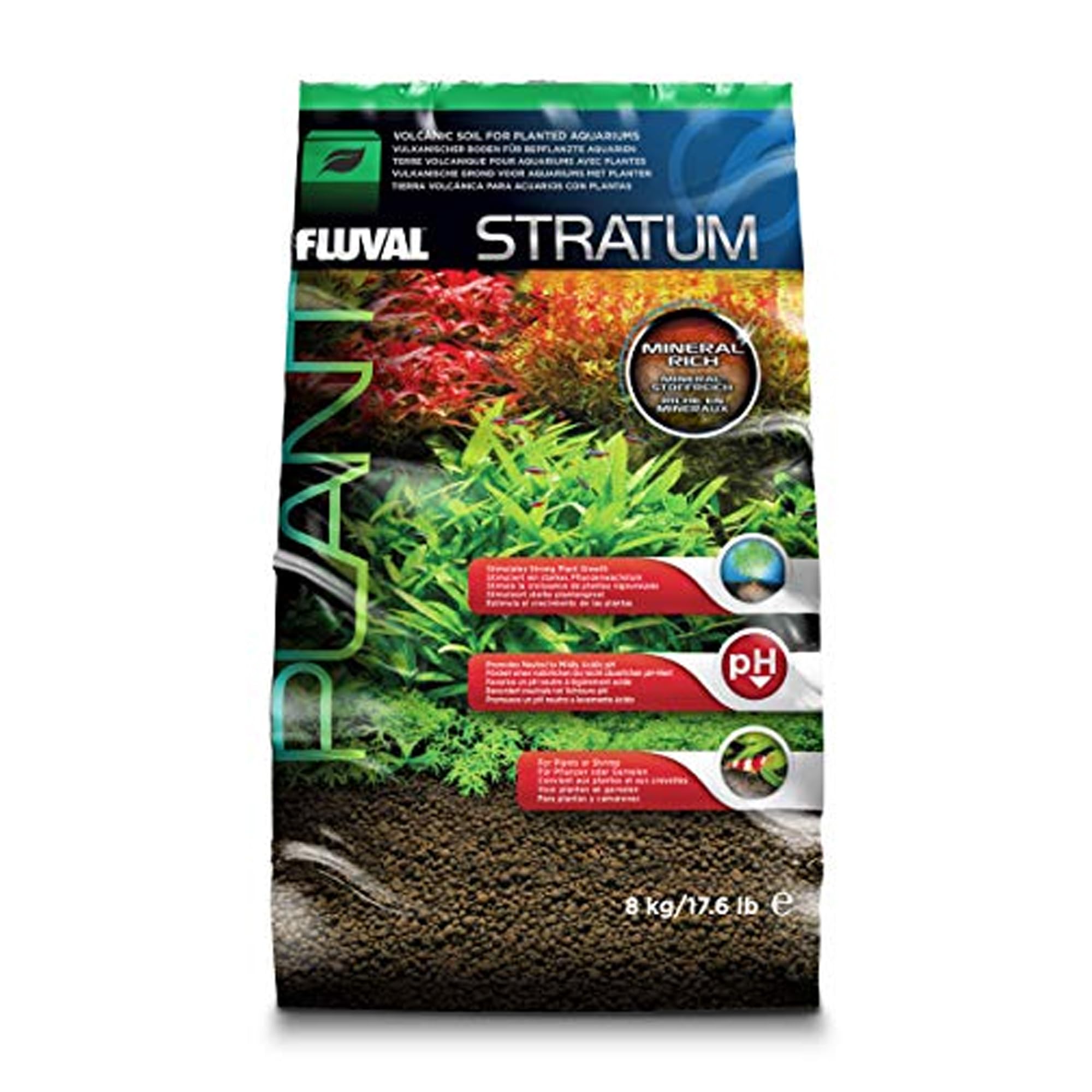 Fluval 12695 Plant and Shrimp Stratum for Freshwater Fish Tanks, 17.6 lbs. | Aqu