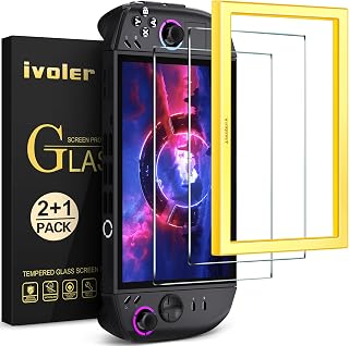 ivoler HD Clear Screen Protector for Lenovo Legion Go Gen 2 2-Pack | with [Easy Installation Frame], Tempered Glass Anti-Scratch Full Coverage Guard for Lenovo Legion Go Gen 2 8.8''