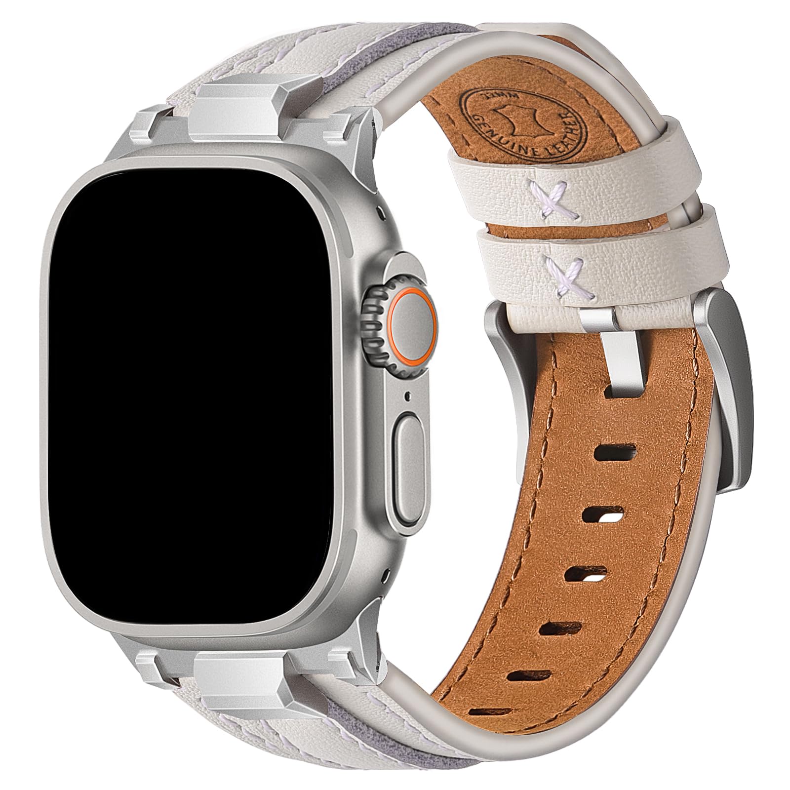 Wristitani Apple Watch Band, Genuine Leather, Leather, Leather, No Gemstone
