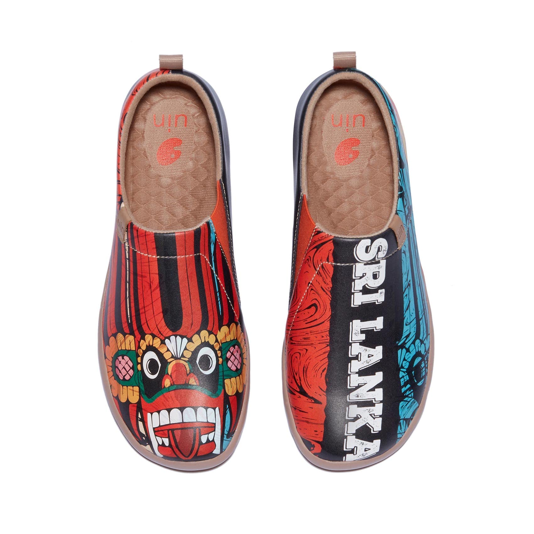 UIN Comfortable Unisex Art Praying Microfiber Praying Breathable PU Sole