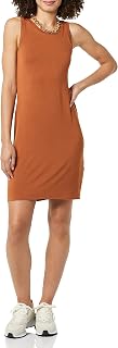 Amazon Essentials Womens Lightweight Jersey Slim-Fit Tank Mini Dress (Previously Daily Ritual)