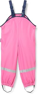 Playshoes Pantalon Boue, Salopette de Pluie, Doublure Textile - Pantalon De Pluie - Pantalons de Pluie Coupe-Vent et imperméables - Mixte Enfant