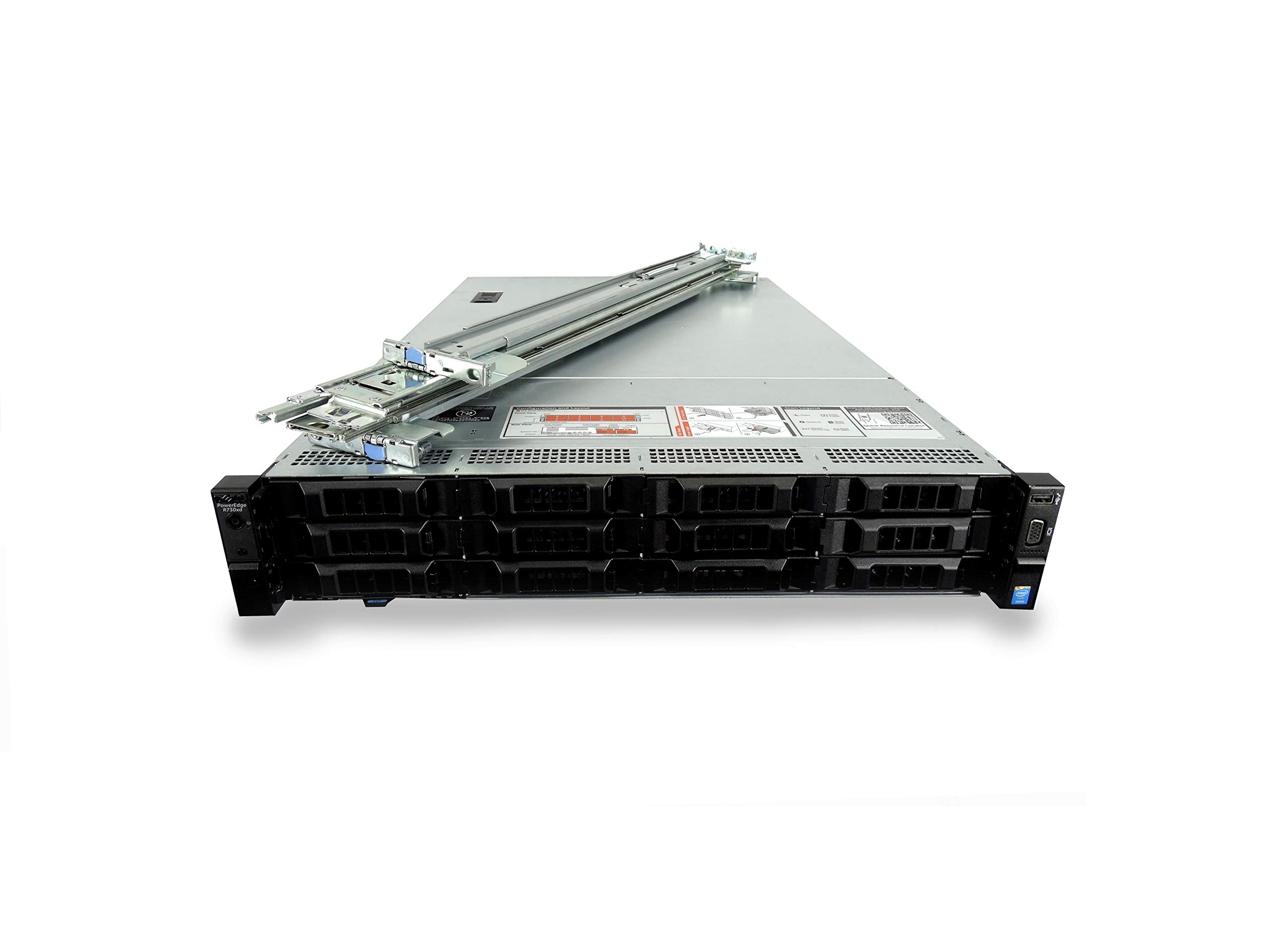 Dell PowerEdge R730xd 12-Bay LFF 2U Server with 2X Rear Flex Bays, 2X E5-2667 V3