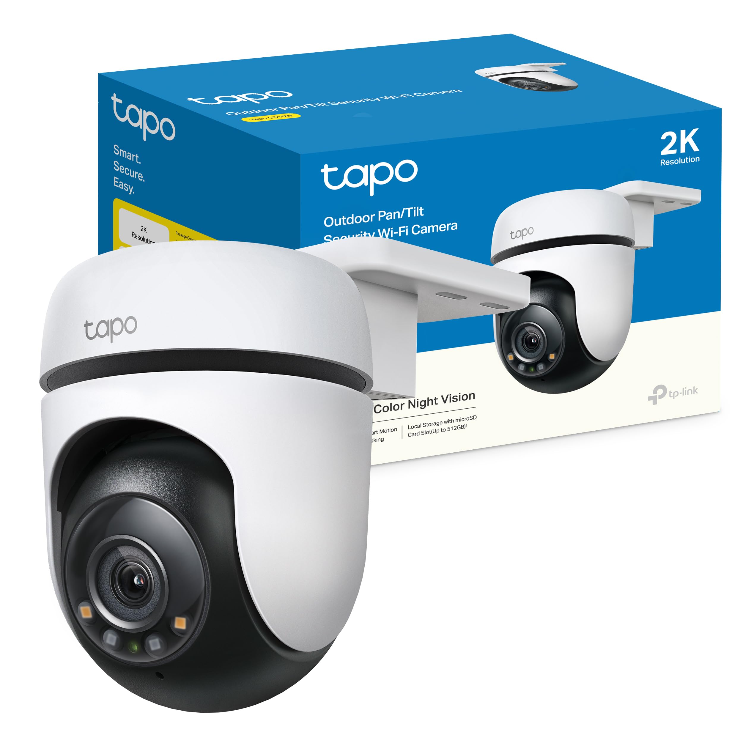 Tapo C510W – Outdoor WiFi Surveillance Camera 360º, 2K 3MP, AI Detection | Motio